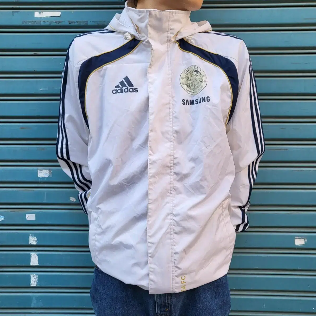 Adidas chelsea outlet windbreaker